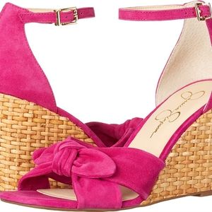 New Jessica Simpson sandals  color blue suede sz 9 new